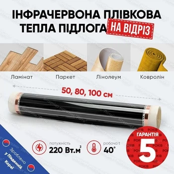 Инфракрасная пленка Enerpia 50 cм на 1 м.п.