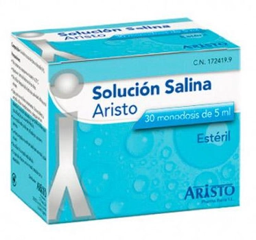 Płyn Aristo Saline Solution 30 Single Doses of 5 ml (8470001724199)