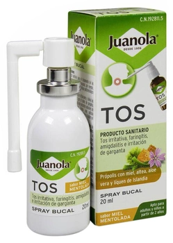 Спрей від болю в горлі Juanola Tos Spray Bucal 20 мл (8470001928115)