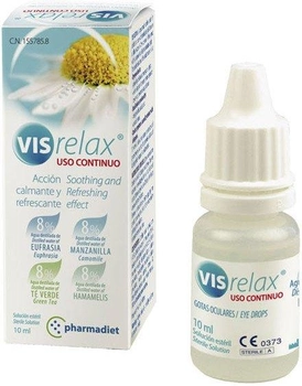 Krople dla oczu Pharmadiet Vis Relax Continuous Use 10 ml (8414042001291)
