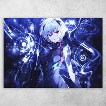 Плакат постер CupKit "Евангелион / Neon Genesis Evangelion" №38 А4 21х29,7 см