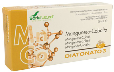 Suplement diety Soria Diatonato 1 Manganeso 28 Ampollas X 2 ml (8422947170295)
