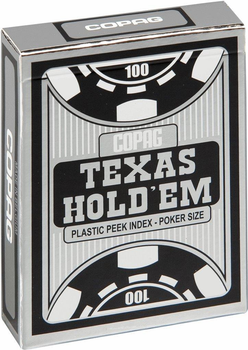 Гральні карти Cartamundi Texas PC Peek Poker 1 колода х 55 карт (5411068640551)