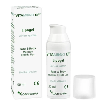Nawilżanie żel dla skóry Logofarma Vitamono Ef Lipogel 50 ml (8050043650047)