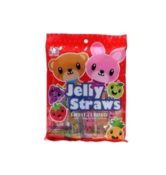 Желейные трубочки ABC Funny Hippo Jelly Straws 300г – купить в