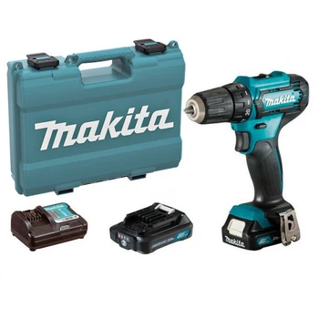 Аккумуляторный шуруповерт Makita DF333DWAE + 2 акб 12 V 2 Ah + з/у + кейс