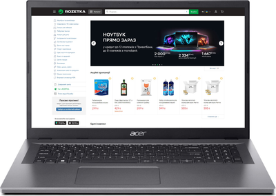 Ноутбук Acer Aspire 3 A317-55P-P9JR (NX.KDKEU.005) Steel Gray