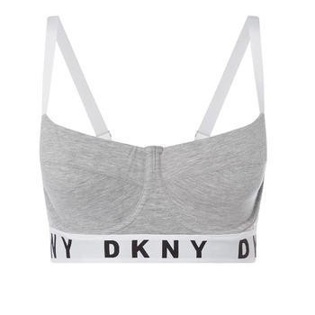 Women's DKNY DK4521 Cozy Boyfriend Underwire Bra Top (Raspberry