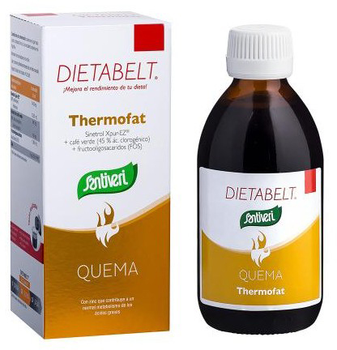 Spalacz tłuszczu Santiveri Dietabelt Burn Thermofat Syrop 240 ml (8412170036871)