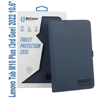 Чохол-книжка BeCover Slimbook для Lenovo Tab M10 Plus TB-125F (3rd Gen)/K10 Pro TB-226 10.61" Насичено-синій (707980)