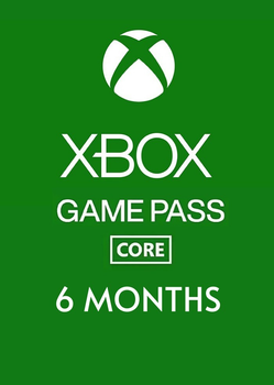 Xbox Game Pass Core — 6 месяцев Xbox One/Series S/X подписка для всех регионов и стран