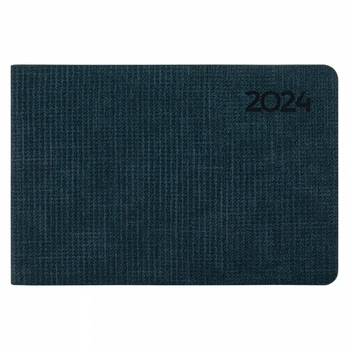 Щоденник Leo Planner 10 х 15 см датований 2024 Ambassador синій (252467)