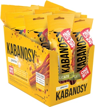 Упаковка кабаносов Дмитрук One Bite Delicate 40 г х 14 шт (0.56 кг) (4820247141764)