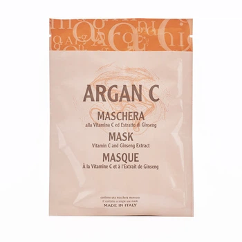 Антиоксидантная Тканевая Маска для Лица Argan C с Витамином С и Экстрактом Женьшеня Arganiae 0565