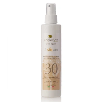 Солнцезащитное Молочко i Solari со Высоким Уровнем Защиты SPF30 Спрей Arganiae 200мл 0530