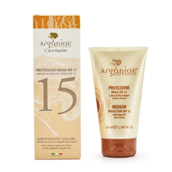 Солнцезащитный Крем i Solari Средняя Защита SPF15 с Аргановым Маслом Arganiae 150мл 0335