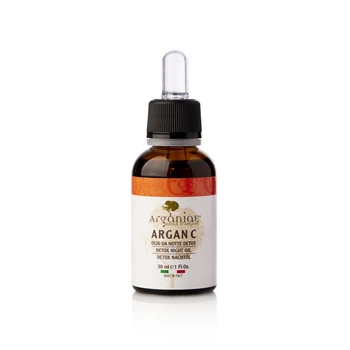 Детоксикаційна Нічна Олія для Обличчя Argan C з Вітаміном C Arganiae 30мл 0029