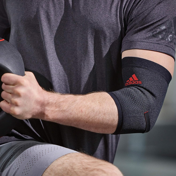 Фиксатор локтя Adidas Performance Elbow Support черный,красный Уни M ADSU-13332RD M