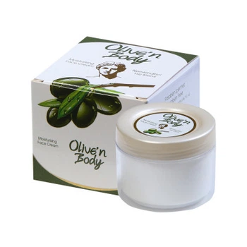 Зволожуючий крем для обличчя з екстрактом листя оливи та алое Olive’n Body,Rain 100 мл