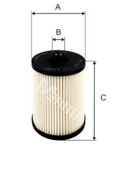 Фильтр топливный LT 2.8TDI 02- (AUH/BCQ) MFilter (DE3156)