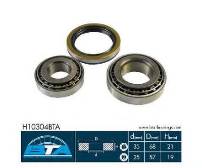 Подшипник колеса, комплект BTA Bearing Technology for Automotive (H10304BTA)