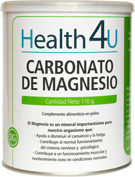 Мінерали H4u Carbonato De Magnesio En Polvo 110 г (8436556086212)