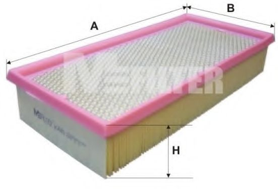 Фільтр повітряний Transit 2.0i/2.5D/TDi 94>00 MFilter (K449)