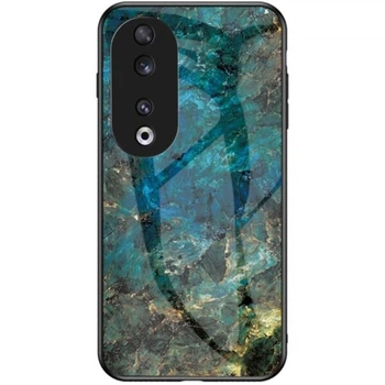 Чехол с рисунком Deexe Gradient Pattern для Honor 90 - Emerald