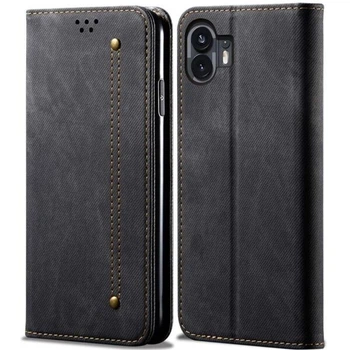 Чохол-книжка з кишеньками UniCase Jeans Wallet для Nothing Phone (2) - Black