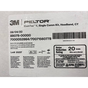 Активні навушники 3M PELTOR COMTAC V Single Kit + кнопка PTT