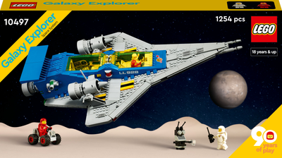 Zestaw klocków LEGO Icons Galaktyczny odkrywca 1254 elementy (10497)
