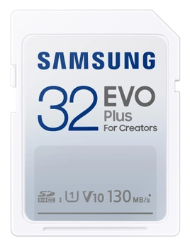 Карта пам'яті Samsung Evo Plus SDXC 32GB Class 10 UHS-I U1 V10 (MB-SC32K/EU)