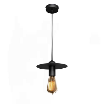 Светильник подвесной в стиле лофт MSK Electric Disk NL 2009 BK