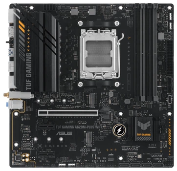 Материнська плата Asus TUF GAMING A620M-PLUS WIFI (sAM5, AMD A620, PCI-Ex16)