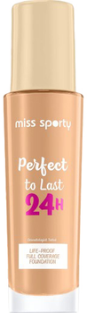 Podkład do twarzy Miss Sporty Perfect To Last 24H Wygładzający 160 Vanilla 30 ml (3616302970360)