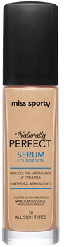 Podkład do twarzy Miss Sporty Naturally Perfect Serum 10 30 ml (3616304555596)