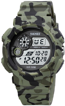 Мужские часы Skmei 1718CMGN Camo Green