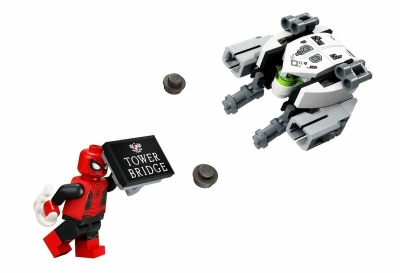 Zestaw klocków LEGO Super Heroes Marvel Spider-Man: walka na moście 42 elementy (30443)