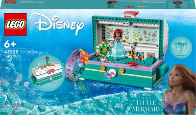 Zestaw klocków LEGO Disney Princess Skrzynia ze skarbami Arielki 370 elementów (43229)