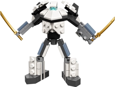Zestaw klocków LEGO Ninjago Titanium Mini Mech 77 elementów (30591)