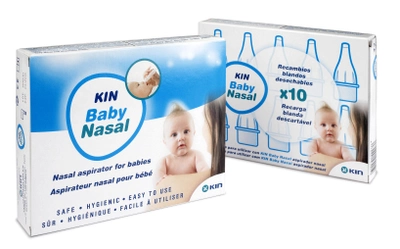 Набор Kin Baby Nasal Аспиратор + Сменный блок 10 шт (8470001582829)