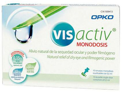 Капли для глаз Pharmadiet Master Diet Vis Activ Eye Drops 10 монодоз (8414042001062)