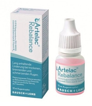 Капли для глаз Artelac Rebalance Eye Drops 10 мл (8470001616814)