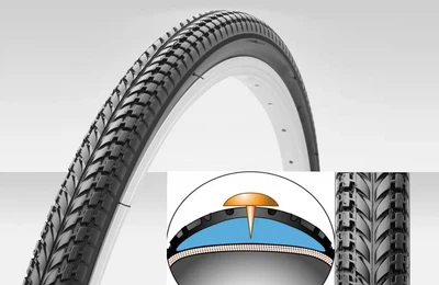 Покрышка велосипедная ChaoYang 28 x 1.75 H-597-2 Ёлка Антипрокольная 5 мм