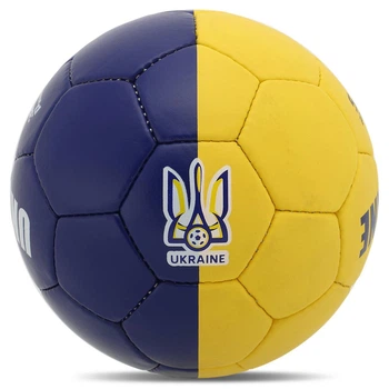 Мяч футбольный Україна Profi Grippy №5 Ukraine 9535 Yellow-Blue