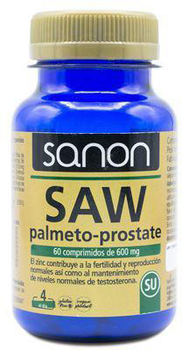 Дієтична добавка Sanon Saw Palmeto-Prostate 60 капсул по 600 мг (8436556085987)
