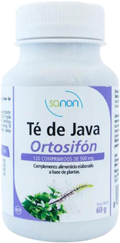 Suplement diety Sanon De Java Ortosifón 120 kapsułek 500 mg (8436556082221)