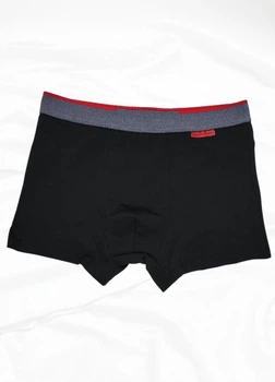 Мужские трусы боксерки Perfect No Brand 882-48 Черный M (48) 1 шт