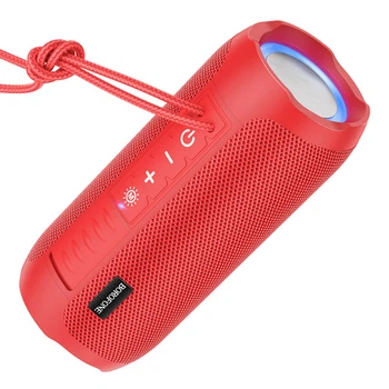Беспроводная портативная колонка BOROFONE BR21 Sports BT5.1 speaker 1200mAh Red (6974443383621)