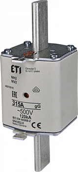 Предохранитель ножевой с плавкой вставкой NH2 315A gG [4185222] KOMBI ETI